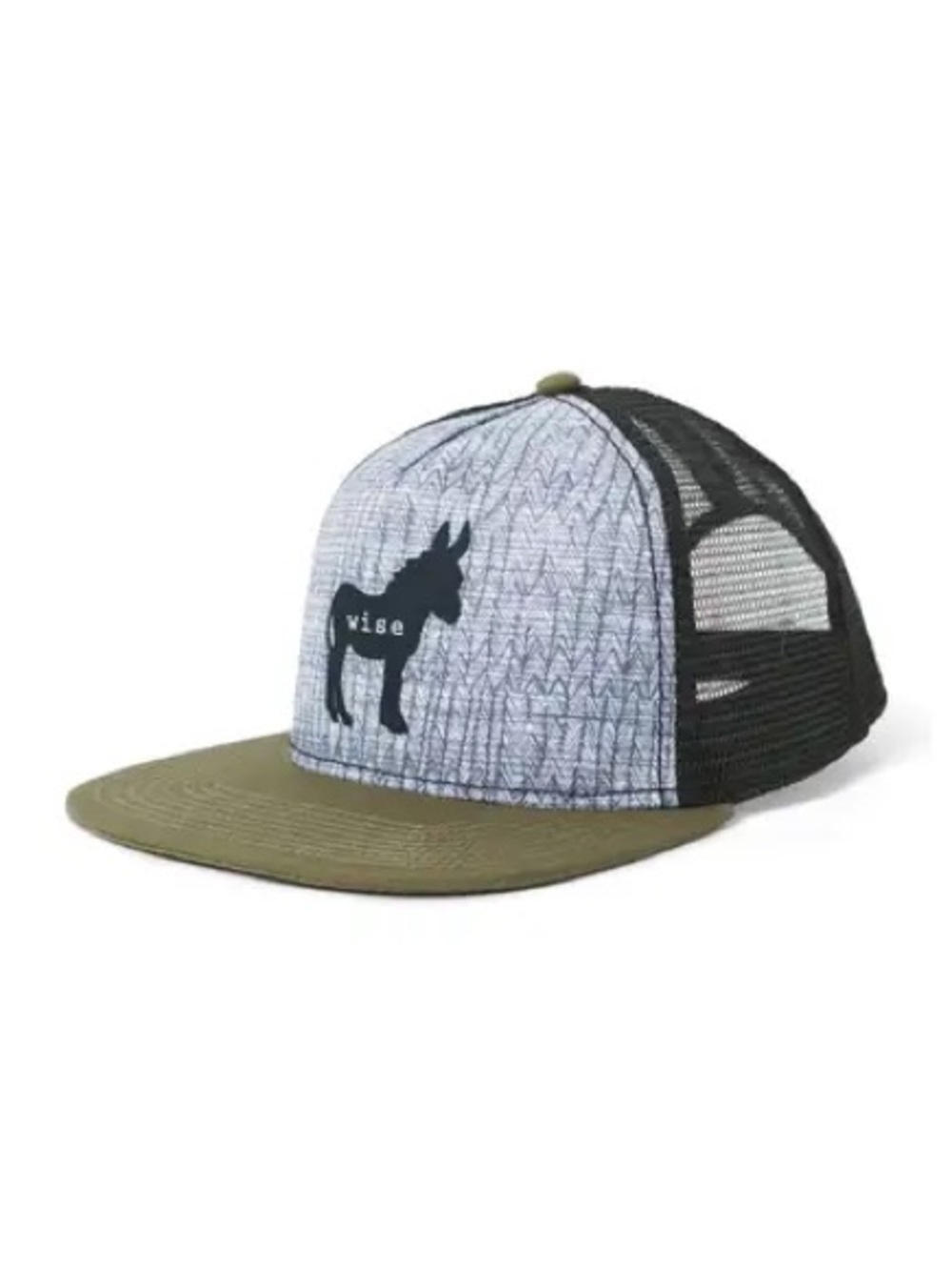 Prana Journeyman Wise Donkey Trucker Adjustable Hat OSFM